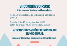 VI Congrés RUSC – La transformació econòmica del món rural